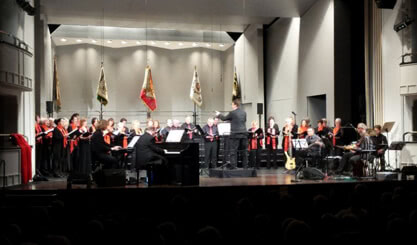 Foto 1 (Chorgala in der Jugendstilhalle in Landau am 08.11.2014)