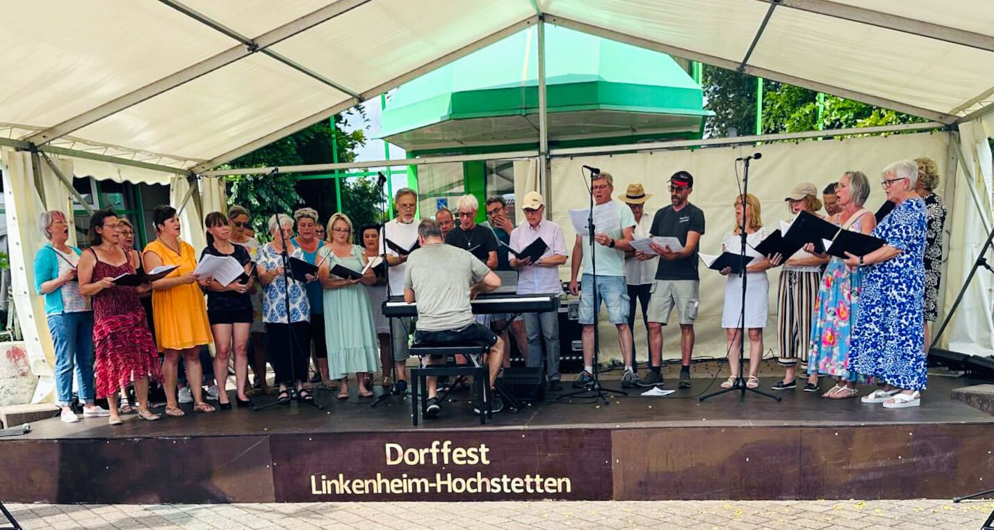 Dorffest im Nachbarort Linkenheim-Hochstetten